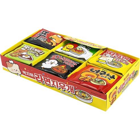 핑크풋 500 먹지마 라면 지우개 6종 x 4p 세트, 푸라면, 비빈면, ..., 1세트 - 일반지우개 | 쿠팡