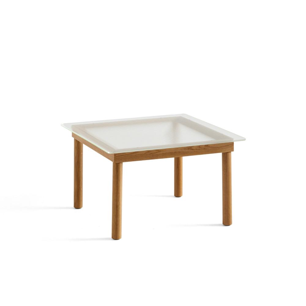 HAY 코피 테이블 Kofi Table / Clear Reeded Glass/Water-Based Lacquered Oak (941703) : HAY