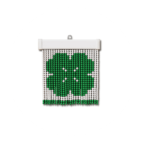 미니 네잎클로버 비즈발