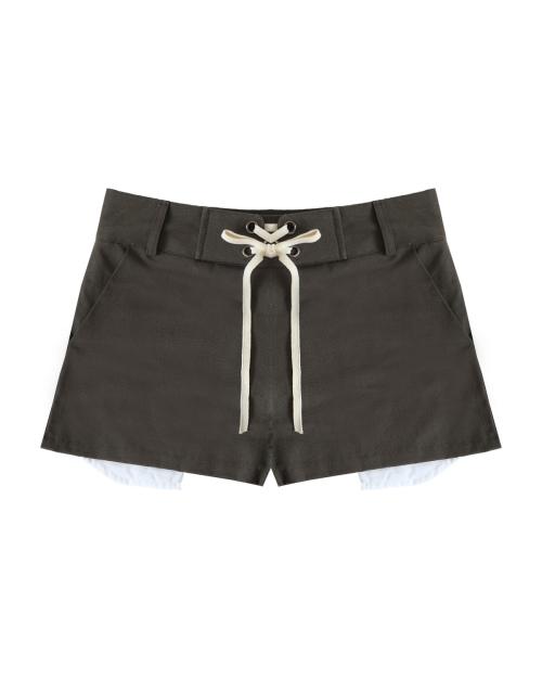 Corset Shorts Khaki