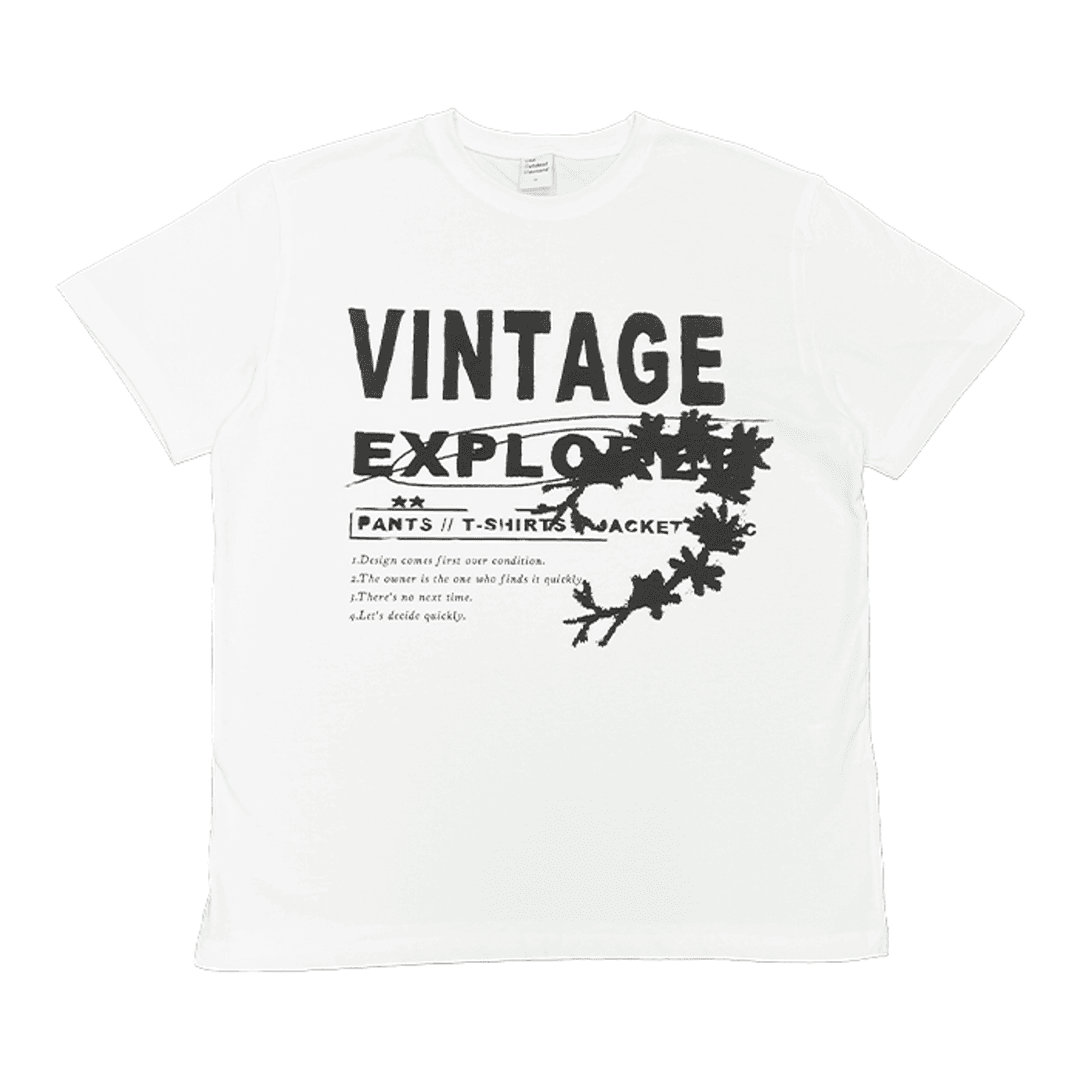 TCM vintage explorer T (white)