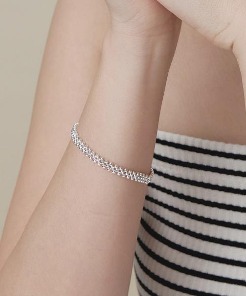 (925실버) Elastic Gleam 은 팔찌