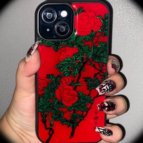 오리엔탈 로즈 에폭시 휴대폰 케이스