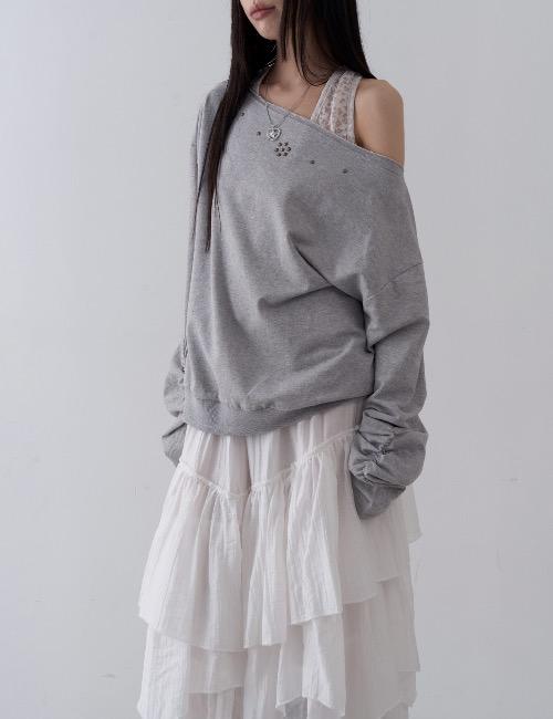 wide neck stud shrring mtm