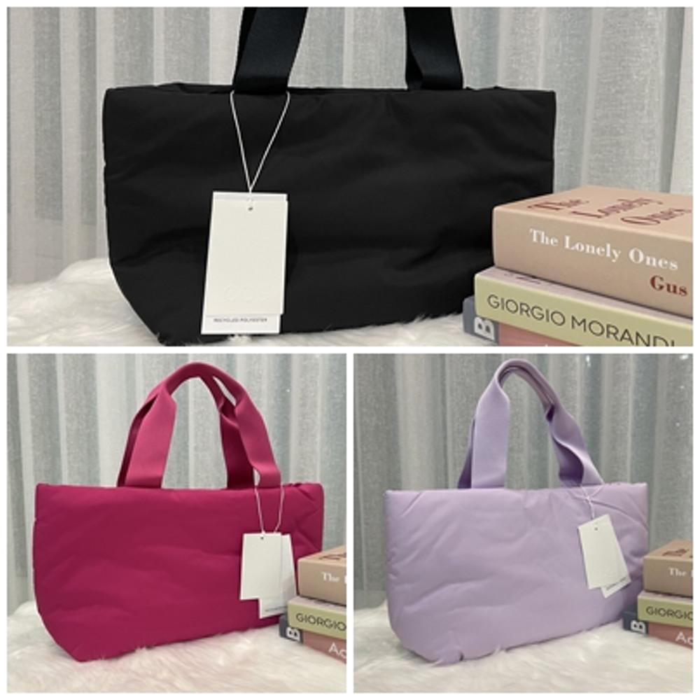 [국내배송] COS 코스 패디드백 패딩백 숄더백 토트백 아이패드 가방 블랙 핑크 라일락