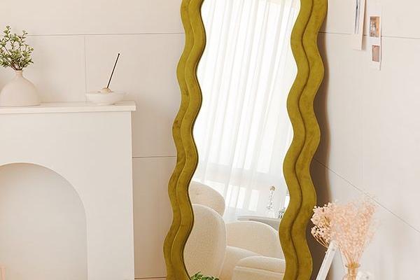 뷰티크 비정형 예쁜 스탠드 전신거울 대형 600L(3colors)