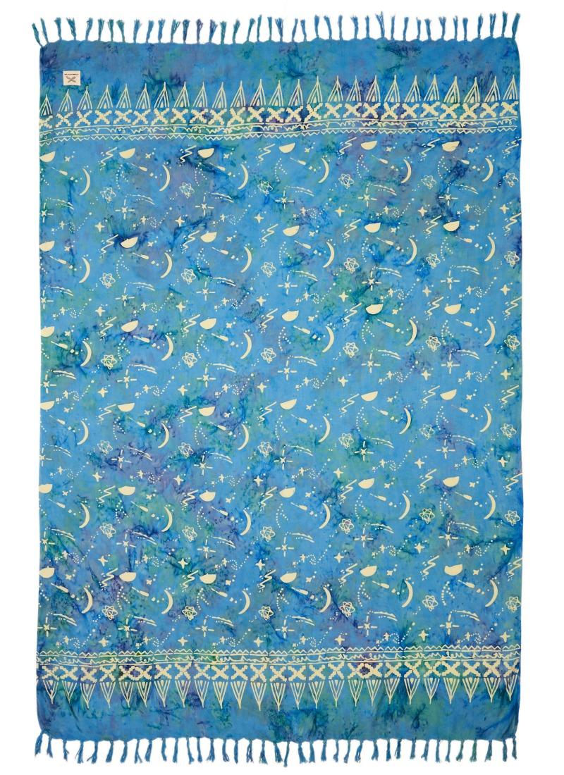 [Sarong] Moon Night - Galaxy Blue