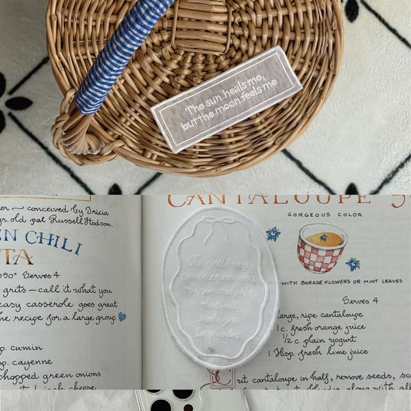 Ballet embroidery tag (6 type)