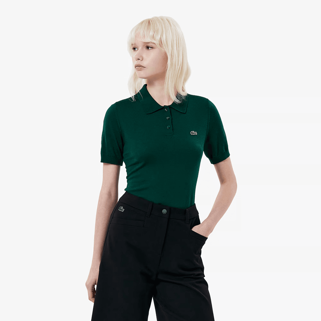 소프트울 반팔 스웨터 폴로