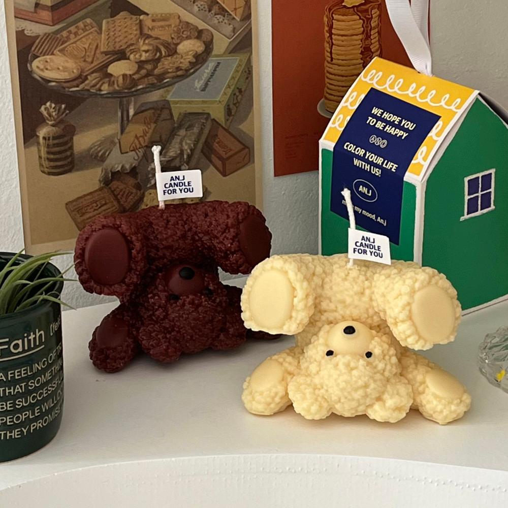 쿵했곰 캔들 3color 오브제 캔들 인테리어 소품 집들이 선물
