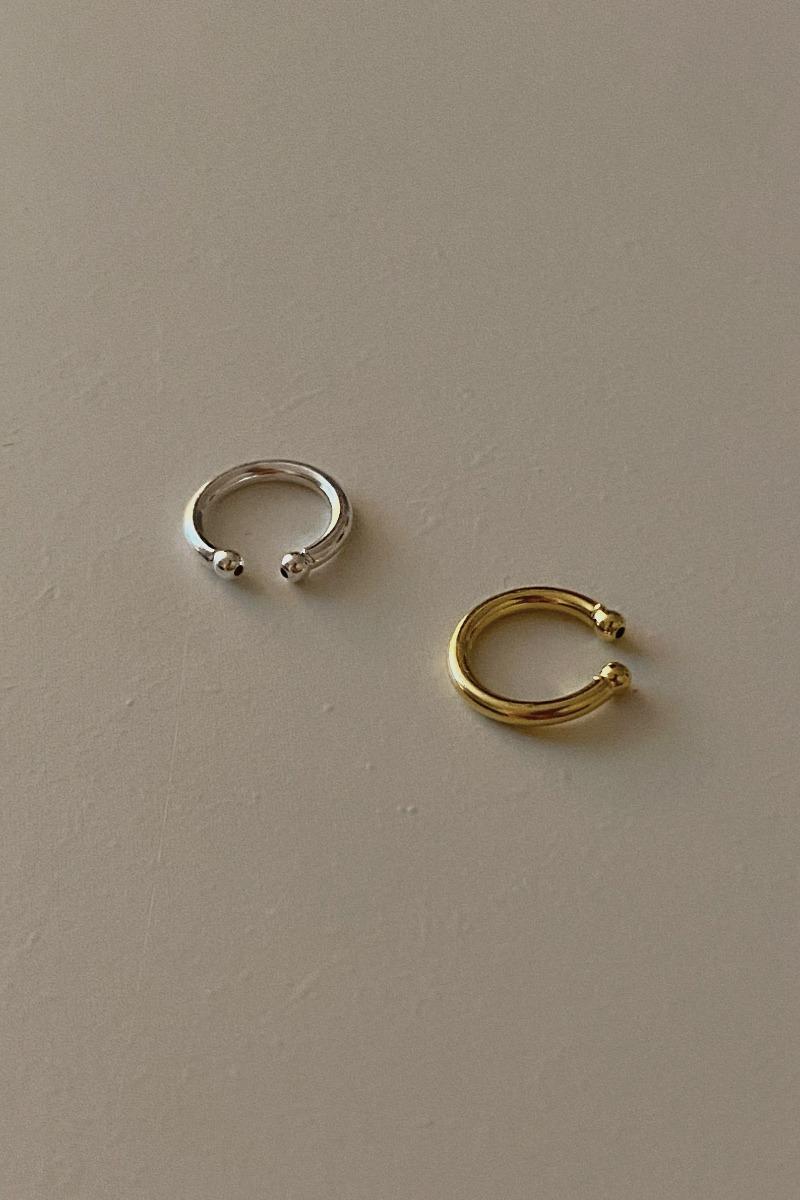 925silver 씬즈 베이직 이어커프 귀찌 1ea (2 color)