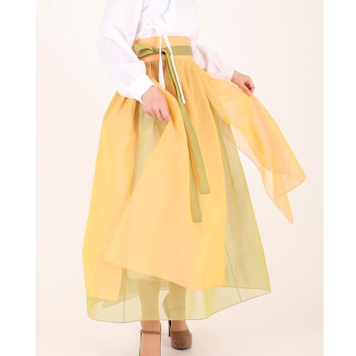 봄꽃허리치마-수선화노랑