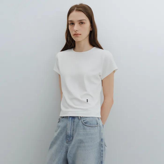 [3차] B cap t-shirt (ivory)