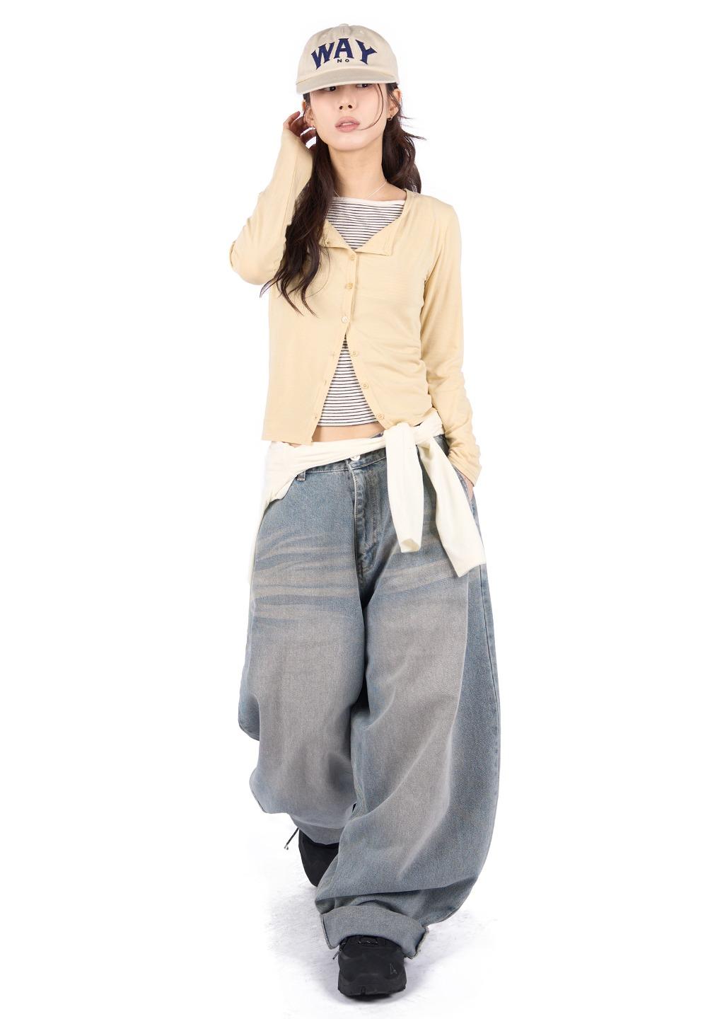 릿킴 SMOOTH BALLOON JEANS