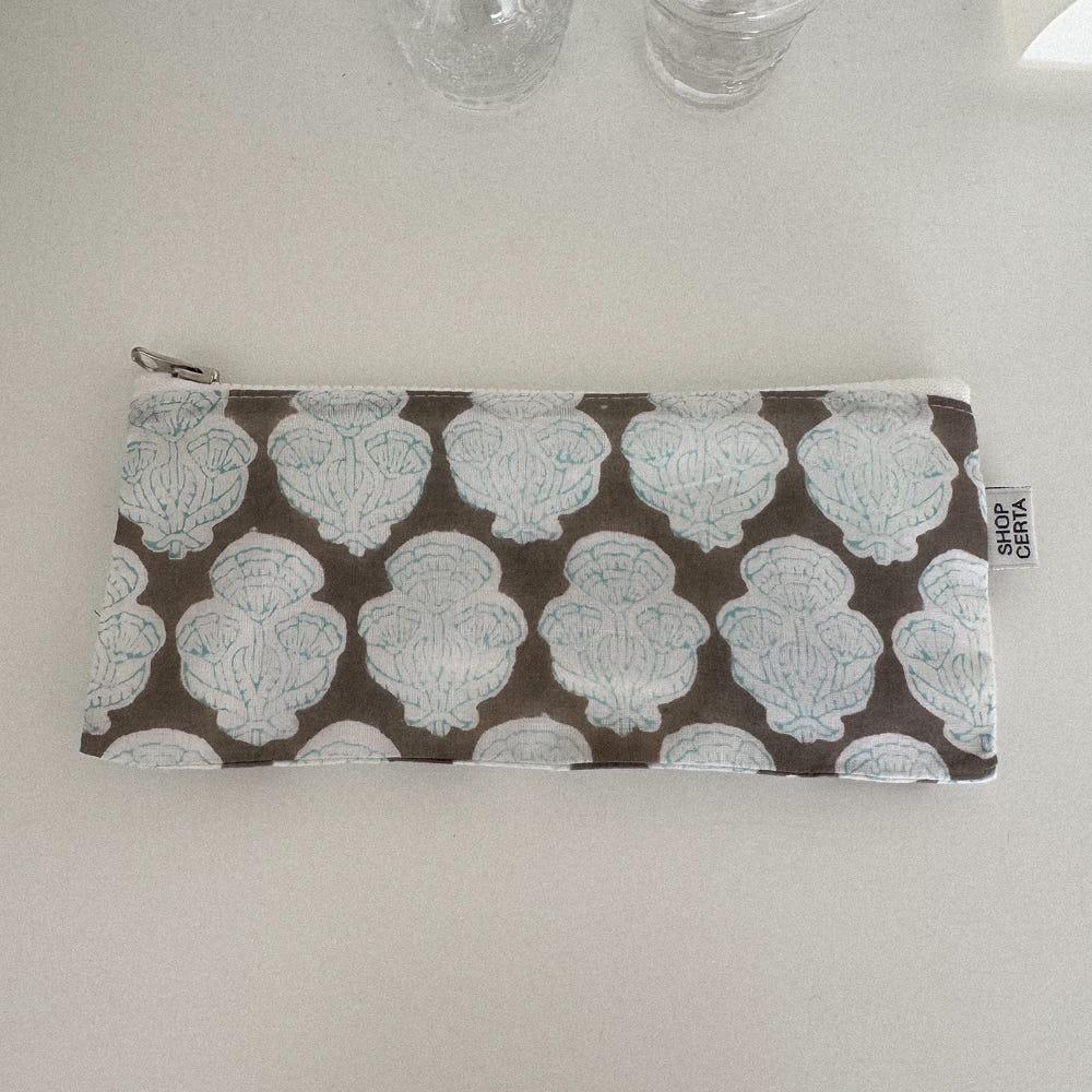 클래식 펜 파우치 01 퓨어 브라운