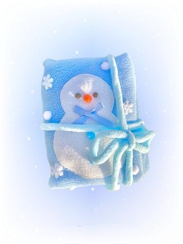 눈사람 다이어리 커버 A7 패브릭 다꾸 일기장