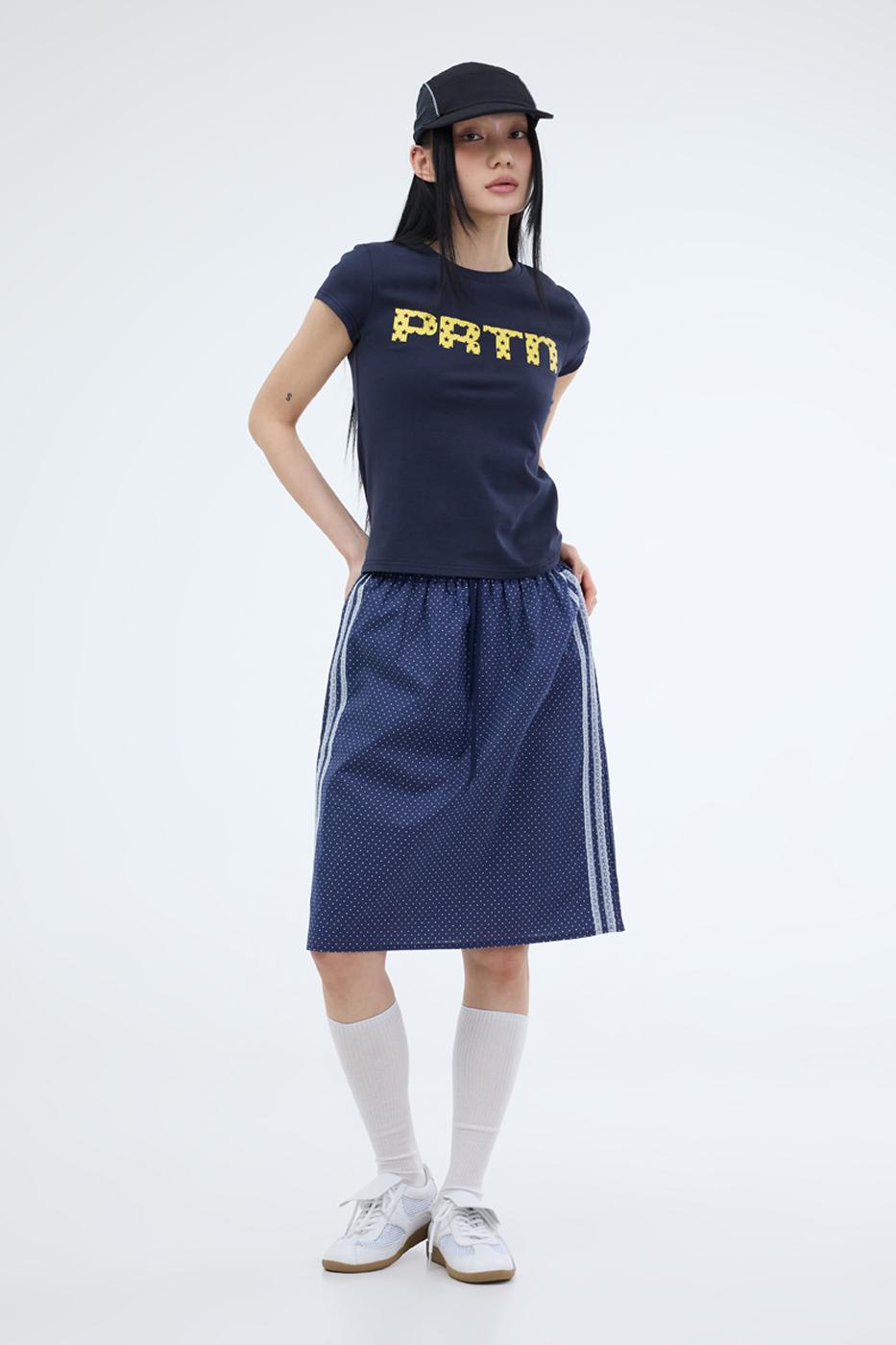 포르테나 PRTN)스타 로고 캡슬리브 티셔츠