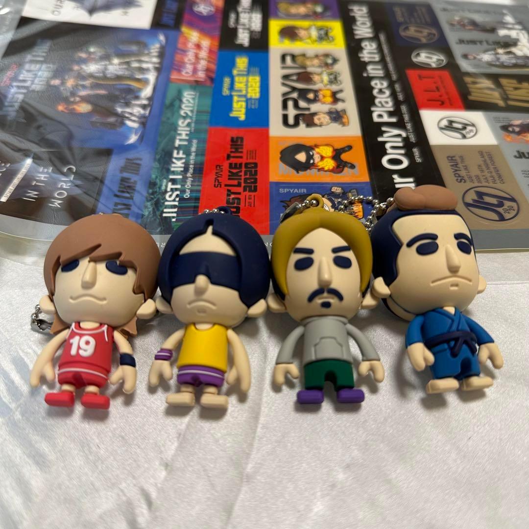 SPYAIR jlt 2019 キーホルダー メンバー全員 シール付