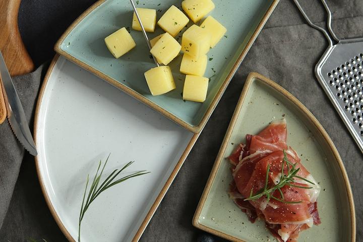 [리퍼] 로얄베일 엔티크 반달 접시 1+1 (총2P)