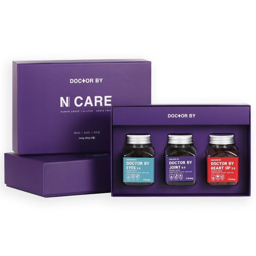 강아지 관절 심장 눈 눈물 영양제 닥터바이 N케어 조인트 아이즈 하트업 반려인 선물세트