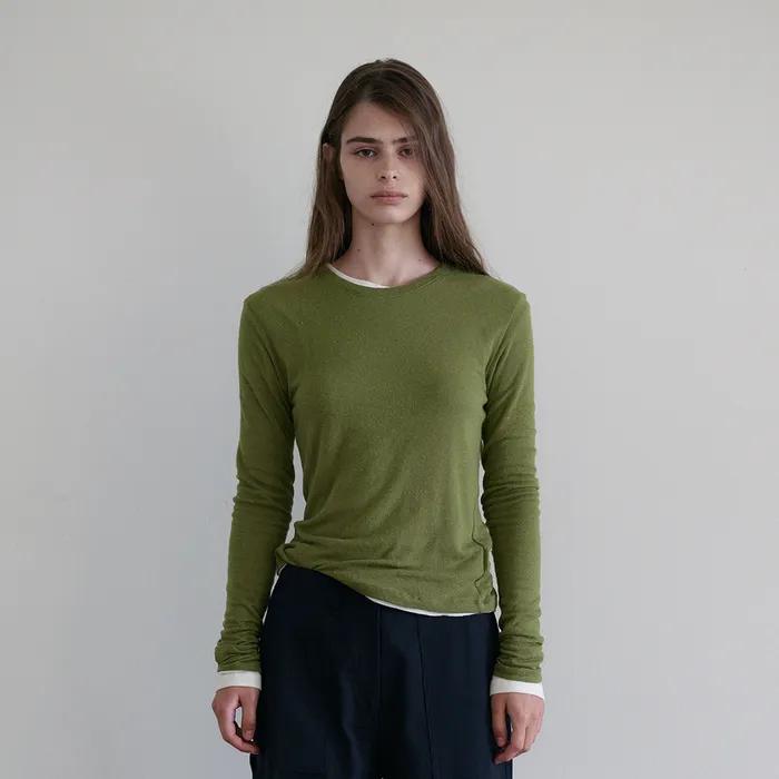 Soft Angora Blend Tee_4 Colors