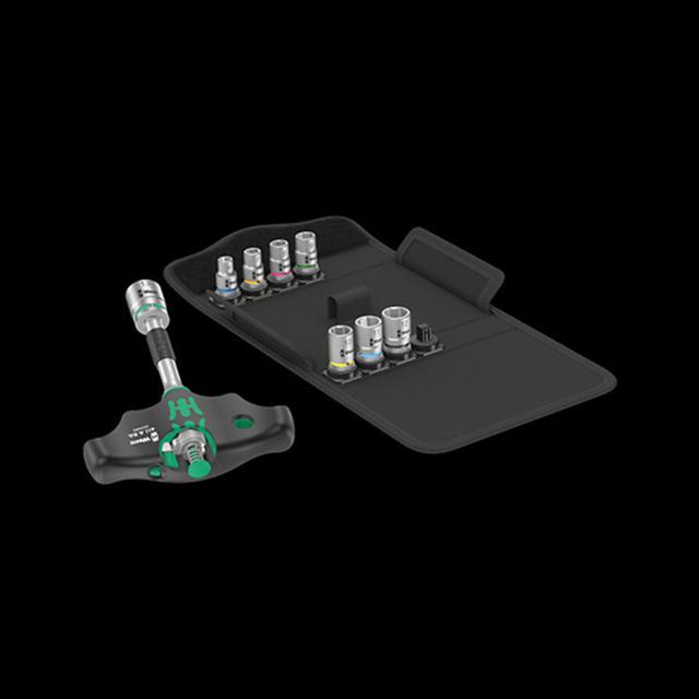 WERA 베라 수공구 라쳇 핸들 세트 Kraftform Kompakt 400 RA 세트 2, 9pcs (023470)