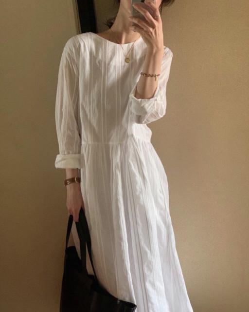 오브제 베이커 롱 원피스 - 3color