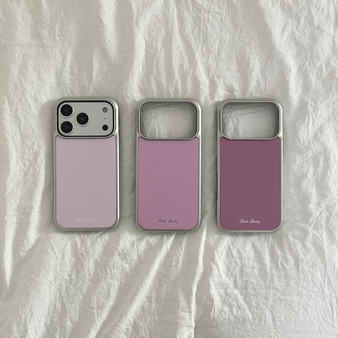 pink silver bumper case [3 color]