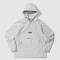 [UMBRO] WARM+ 우븐 믹스 플리스 후드 아노락