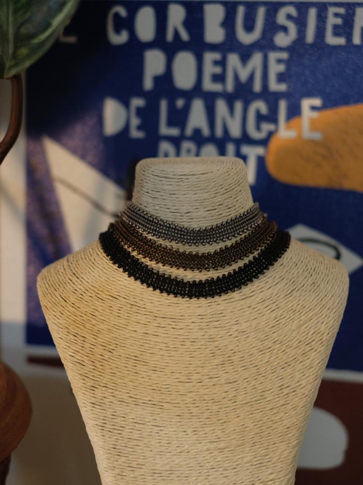 [자체제작] Beads Lace choker N. 비즈 레이스 초커