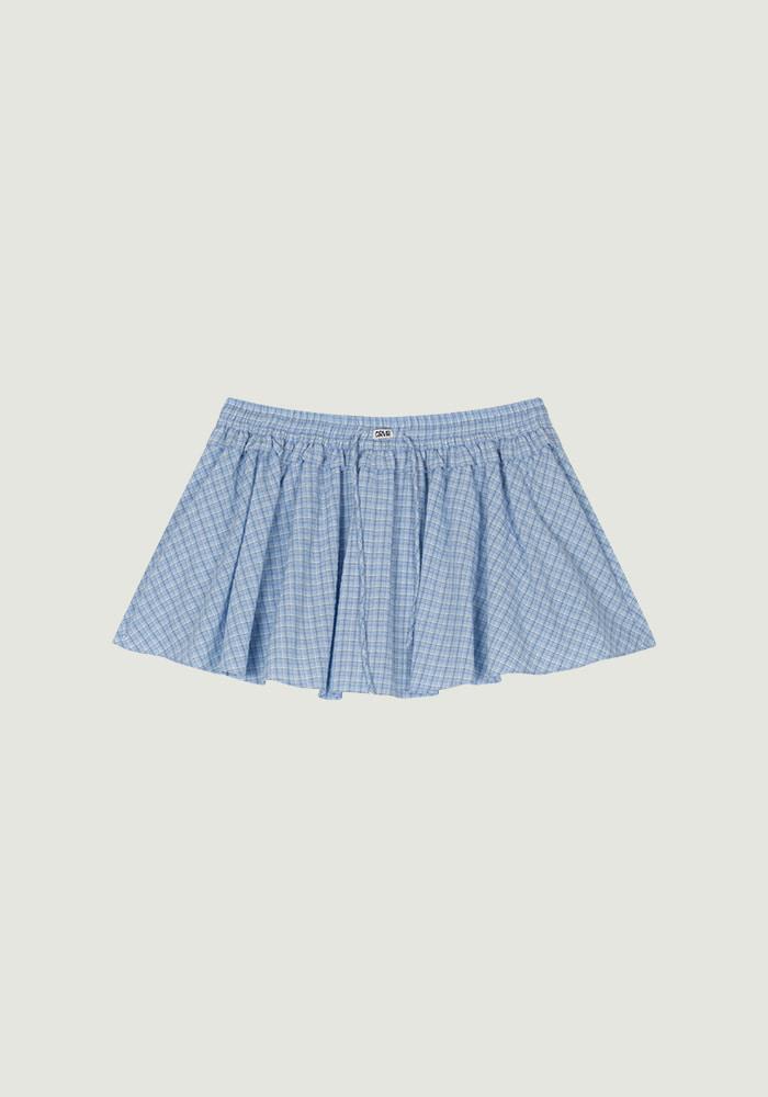 MADISON CHECK SKIRT-PANTS [2COLORS]