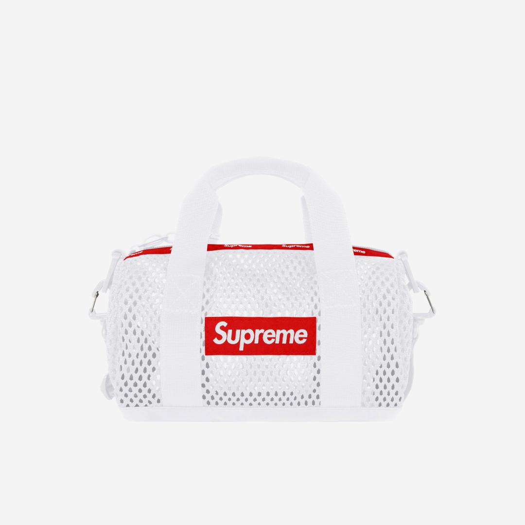 Supreme Mesh Mini Duffle Bag White - 23SS