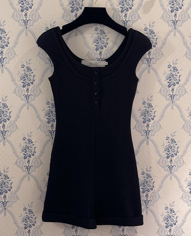 로그 점프수트 블랙