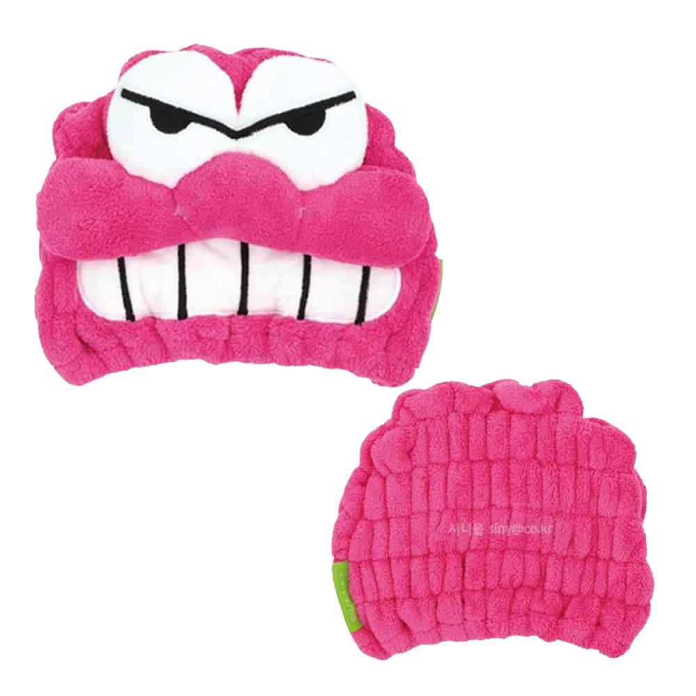 짱구 와니야마상 헤어캡 샤워 목욕 머리수건 타올 타월 캡