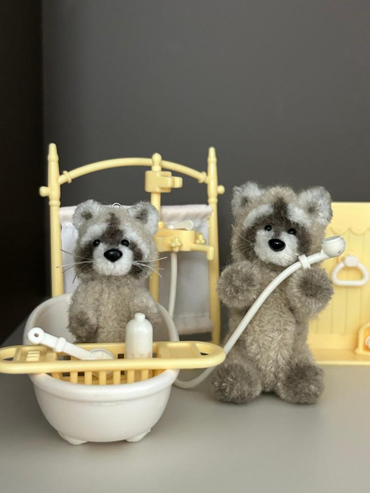 춘시기X파피묭 라쿤 춘시기 키링