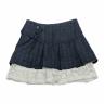 0022 - (5월1일입고예정) [Set] Check pleats lace skirt