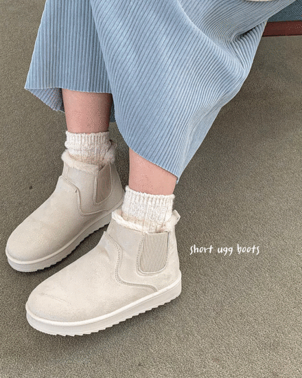 도기스 숏 어그부츠(3cm)