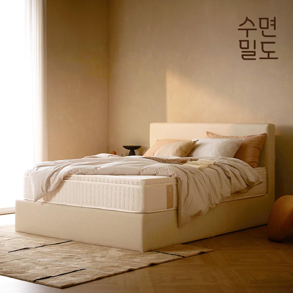 [수면밀도] 허리디스크 환자가 만든 침대 프레임 허리에 좋은 수면 평상형 헤드 무헤드