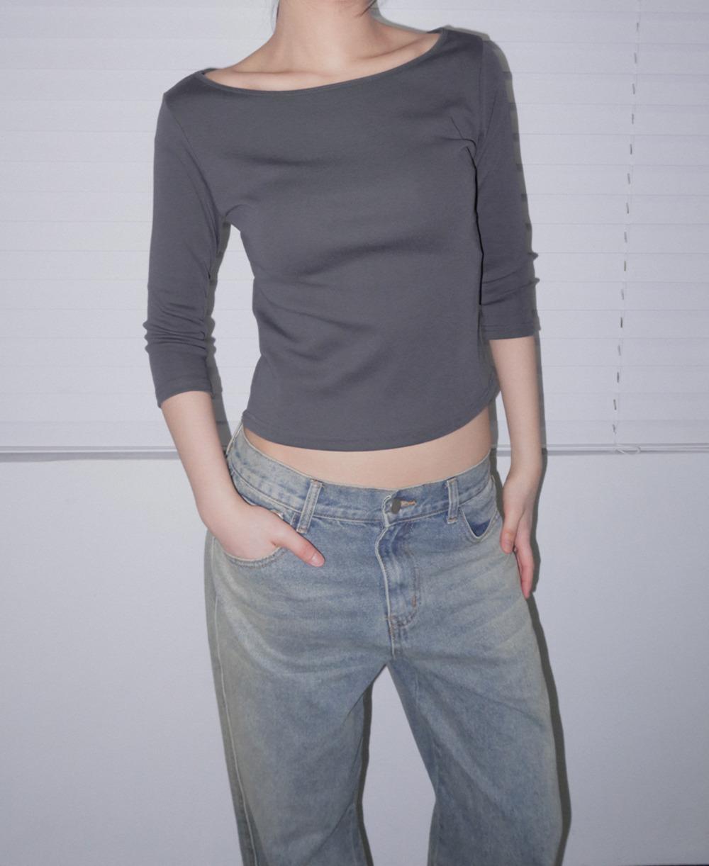 낫띵인커먼 마로 7부 티셔츠