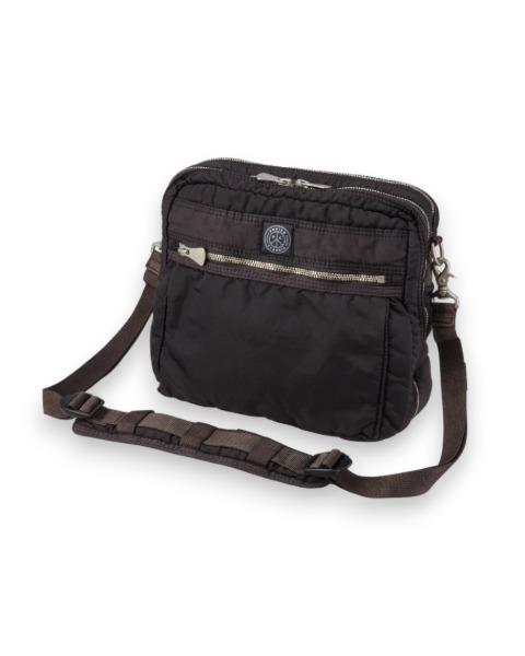 [PORTER CLASSIC] SUPER NYLON SIMPLE SHOULDER BAG (BLACK)