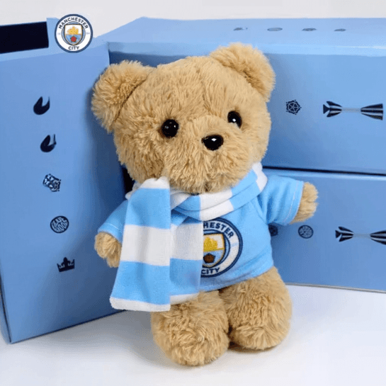 기획전 - 맨체스터 시티 클럽 스카프 곰돌이 인형 펜던트