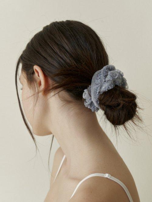 카인더베이비(KINDABABY)  lace flower pop scrunch (indi blue) - 후기 | 무신사
