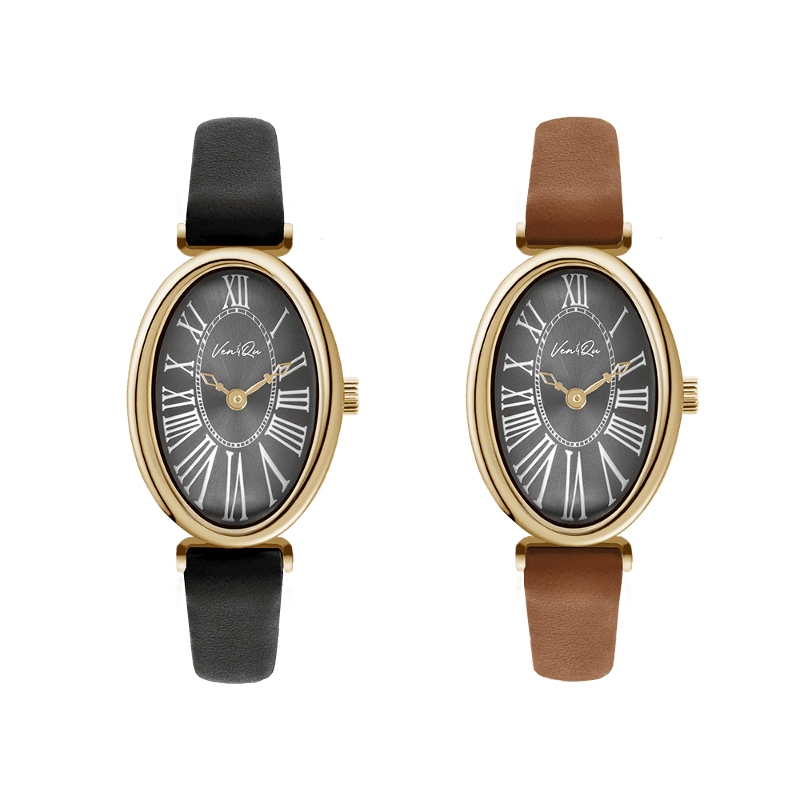 벤앤쿠 Dome-Gold/Charcoal (가죽스트랩 택1)