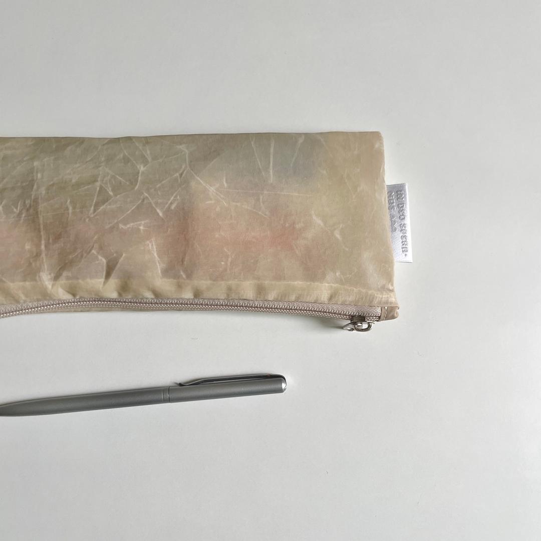 왁스 베이지 필통