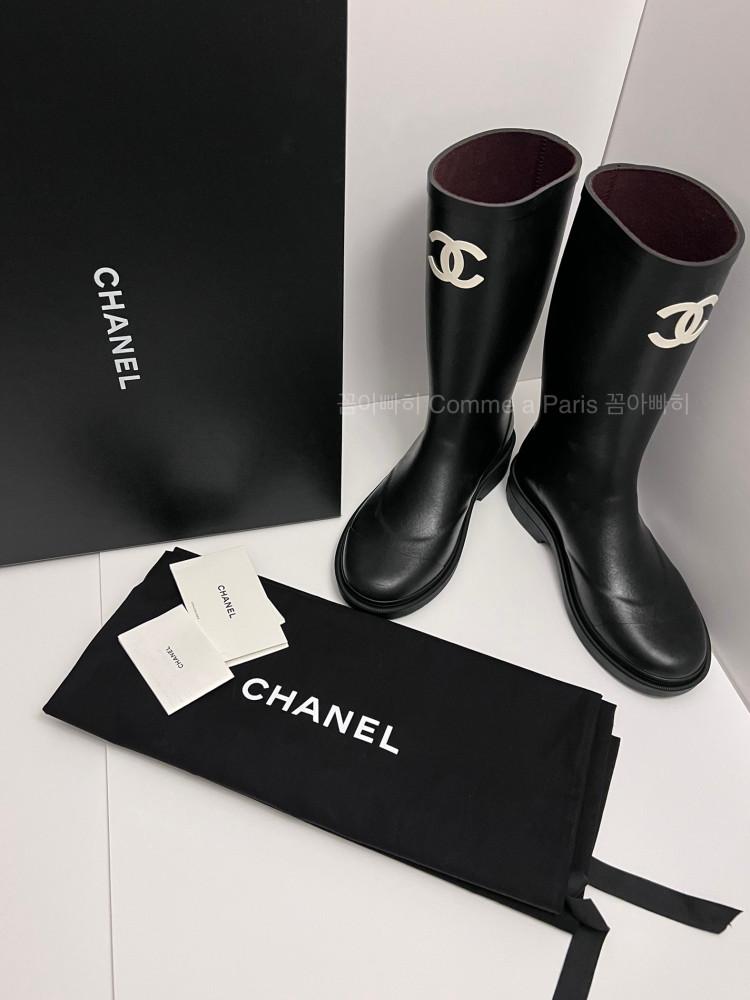 [ 감사 이벤트가 ] 샤넬 러버 레인부츠 샤넬 하이부츠 G39620