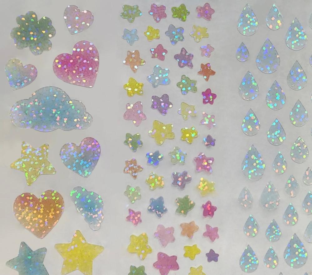 [훈찌마켓] 논에폭시 스파클링 스티커 6종