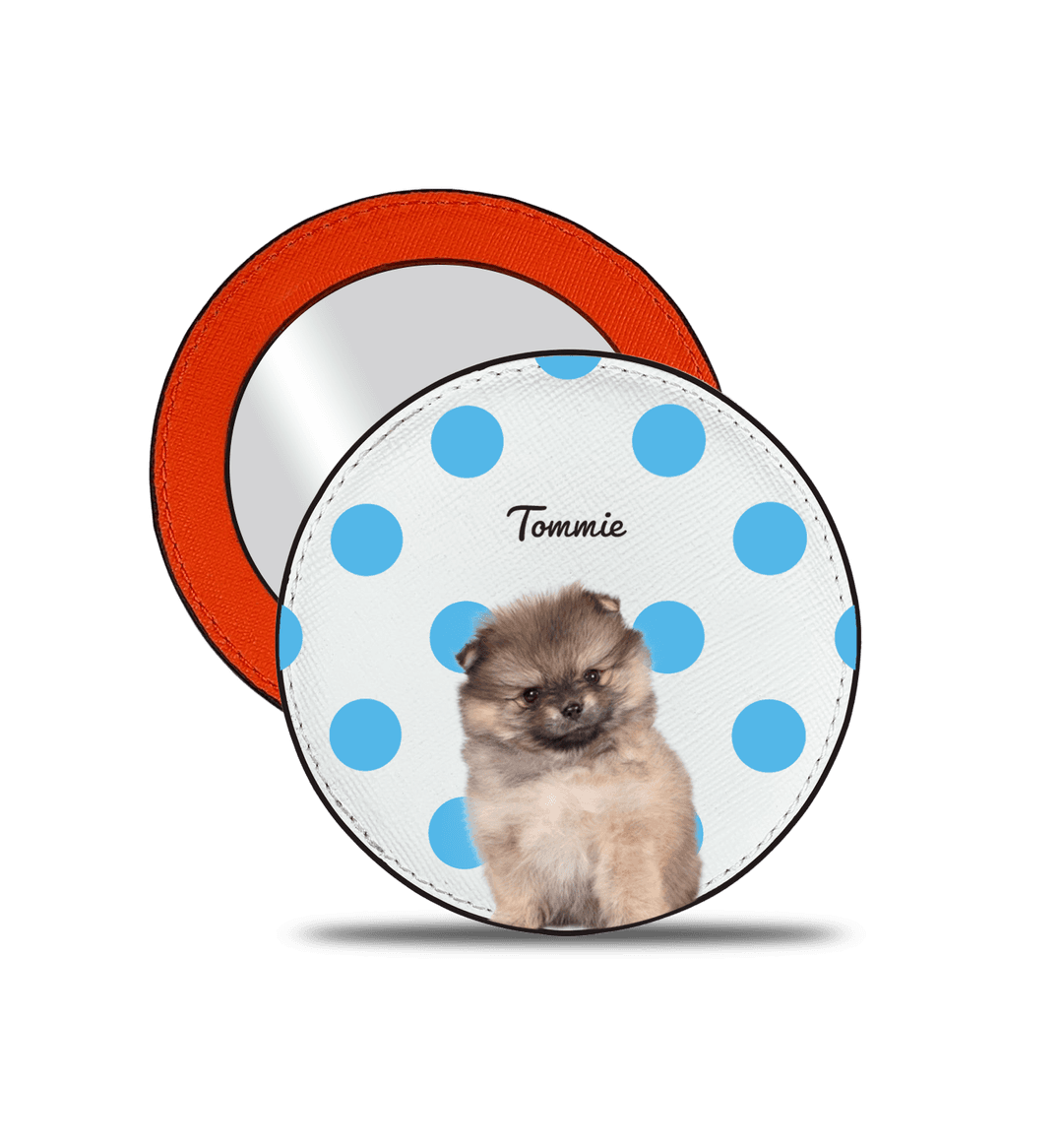 [커스텀주문제작] 사랑하는 반려동물이 담긴 하나뿐인 손거울 6종 택1