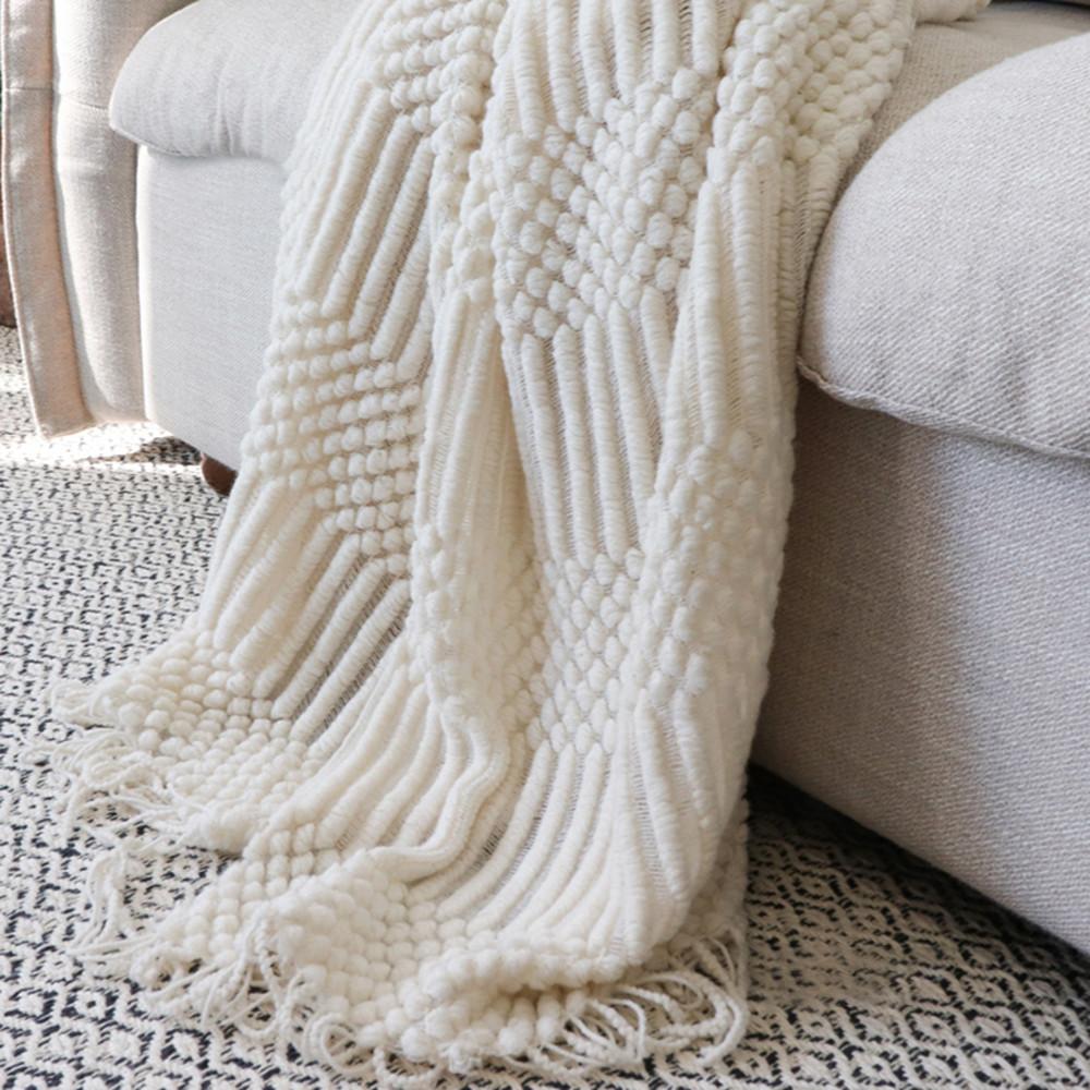 사계절 니트 담요 침대 소파 이불 중형