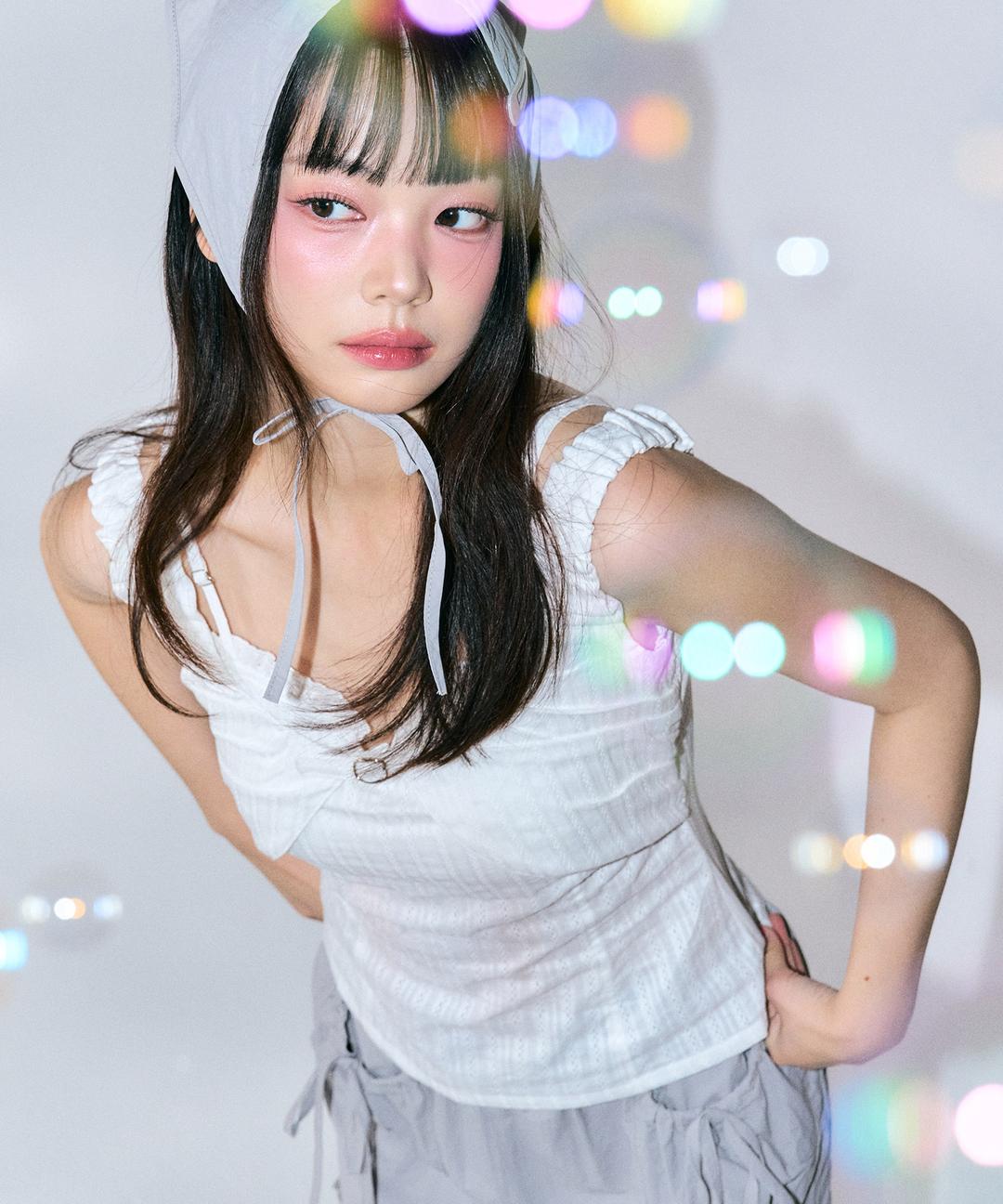 캐서린 슬리브리스 [WHITE]_츠키 착용