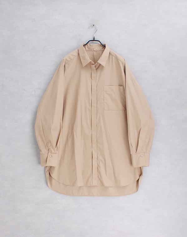 GU _ oversize twill shirt